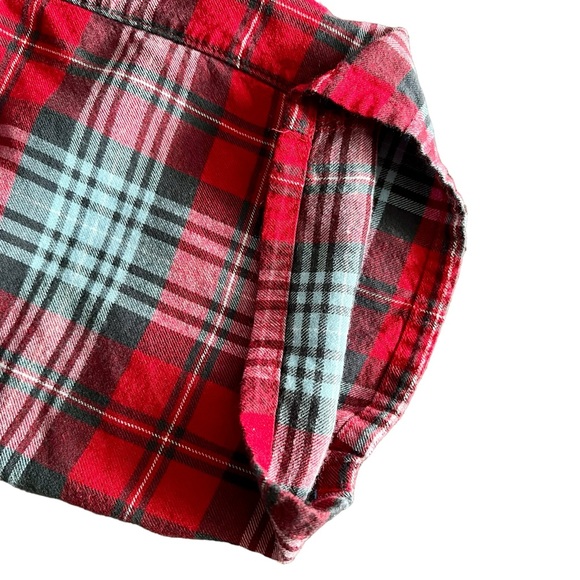 PJ Salvage Women’s Pajamas P.J. Pants Bottoms Bottom Red Plaid 2 XS Lightweight - Picture 4 of 7